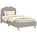 Struttura letto bambini con testata Grigio Chiaro 80x160 cm - Foto miniatura 3