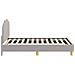Struttura letto bambini con testata Grigio Chiaro 80x160 cm - Foto miniatura 5