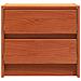 Comodini Marrone cerato 40 x 30.5 x 35.5 cm Legno di pino - Foto miniatura 5