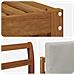 Set divani con cuscino 6 pcs Grigio Naturale e Chiaro - Foto miniatura 5