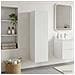 Mobiletto da Bagno a Muro Bianco Lucido 33 x 34,5 x 60 cm - Foto miniatura 2