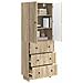 Set di armadi 2 pcs 66 x 34,5 x 90 cm Legno ingegnerizzato - Foto miniatura 2