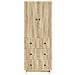 Set di armadi 2 pcs 66 x 34,5 x 90 cm Legno ingegnerizzato - Foto miniatura 4
