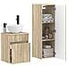 Set di mobili per il bagno 2 pz Rovere Sonoma - Foto miniatura 4