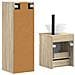 Set di mobili per il bagno 2 pz Rovere Sonoma - Foto miniatura 8