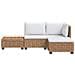 4 pz Set Lounge in Rattan con Cuscini GENDT Rattan naturale - Foto miniatura 10