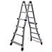 Briko Blu Telescoping Ladder Aluminium, blue - Ladders (51. 2 Cm, 150 Kg, 14 Kg, 62 Mm, 15. 2 Cm, 14. 8 Cm).  - Foto miniatura 1