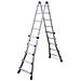 Briko Blu Telescoping Ladder Aluminium, blue - Ladders (51. 2 Cm, 150 Kg, 14 Kg, 62 Mm, 15. 2 Cm, 14. 8 Cm).  - Foto miniatura 2