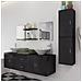 Mobili da Bagno con Lavabo Set 9 pz Nero - Foto miniatura 3