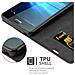 Custodia Compatibile Con Nokia Lumia 950 In Bruno Caffè - Coperchio Protettiva Con Chiusura Magnetica, Funzione Stand E Tasca Per Le Carte - Foto miniatura 6