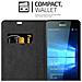 Custodia Compatibile Con Nokia Lumia 950 In Bruno Caffè - Coperchio Protettiva Con Chiusura Magnetica, Funzione Stand E Tasca Per Le Carte - Foto miniatura 9