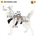 Pettorina Ergonomica Per Cani Taglia Molto Grande Ergotrekking P Large, Sei Chiusure Con Microregolazione, Morbida Imbottitura, Riflettente, Ideale Per Escursioni, Marrone - Foto miniatura 2