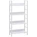 Scaffale Libri 4 Ripiani Bianco 60x27,6x124,5 Legno Multistrato - Foto miniatura 1