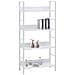 Scaffale Libri 4 Ripiani Bianco 60x27,6x124,5 Legno Multistrato - Foto miniatura 2