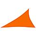 Parasole a Vela Oxford Triangolare 3x4x5 m Arancione - Foto miniatura 1