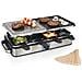 Piastra E Griglia Per Raclette Per 8 Persone Deluxe 1400 W - Foto miniatura 6