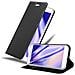 Custodia Compatibile Con Huawei P8 In Classy Argento - Coperchio Protettiva Con Chiusura Magnetica, Funzione Stand E Tasca Per Le Carte - Foto miniatura 1