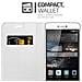 Custodia Compatibile Con Huawei P8 In Classy Argento - Coperchio Protettiva Con Chiusura Magnetica, Funzione Stand E Tasca Per Le Carte - Foto miniatura 5