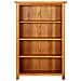 Libreria A 4 Ripiani 70x22x110 Cm In Legno Massello Di Rovere - Foto miniatura 2
