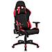 Sedia Da Gaming Bundaberg, Poltrona Da Gaming Adulto, Sedia Da Scrivania, 57x72h124/134 Cm, Nero E Rosso - Foto miniatura 1