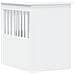 Gabbia Cani Da Arredamento Bianca 45x62x59cm Legno Multistrato - Foto miniatura 8