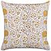 Cuscino Decorativo Calathea Cotone 45 X 45 Cm Floreale Stampa A Blocchi Giallo - Foto miniatura 4
