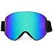 Maschera Apex Magnet Ski Snowboard Goggles Verde A Specchio /nero - Foto miniatura 3