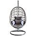 Dondolo A Sospensione Da Giardino In Acciaio E Wicker Con Cuscino Swing - Foto miniatura 1