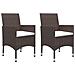 Set Mobili da Pranzo per Giardino 5 pz Marrone - Foto miniatura 4