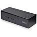 KVM Switch DisplayPort a 4 Porte con Doppio Monitor, 4K 60Hz, 2x Porte Hub USB 5Gbps, 2x Porte HID USB 2.0, Commutazione con Hotkey e Pulsanti, Conformità TAA - Audio 3,5 mm, HDCP - Foto miniatura 1