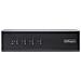 KVM Switch DisplayPort a 4 Porte con Doppio Monitor, 4K 60Hz, 2x Porte Hub USB 5Gbps, 2x Porte HID USB 2.0, Commutazione con Hotkey e Pulsanti, Conformità TAA - Audio 3,5 mm, HDCP - Foto miniatura 7