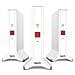 Repeater FRITZ!Mesh Set 4200 3-pack Edition Inter Ripetitore di rete 4200 Mbit /s Rosso, Bianco - Foto miniatura 1