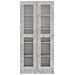 Armadietto Vetrina Grigio Cemento 82,5x30,5x185,5cm Multistrato - Foto miniatura 5