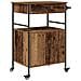 Carrello da Cucina Legno Vecchio 56x43x89,5 cm Legno Ingegnerizzato - Foto miniatura 1