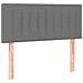 Giroletto a Molle con Materasso Grigio Scuro 90x200 cm Tessuto - Foto miniatura 6