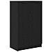 Mobile per scarpe  Nero Rovere 59x35x100 cm in legno ingegnerizzato - Foto miniatura 1