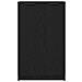 Mobile per scarpe  Nero Rovere 59x35x100 cm in legno ingegnerizzato - Foto miniatura 6