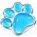 Supporto Per Mouse In Silicone Trasparente: Comfort Ergonomico Per Il Tuo Polso Blue - Foto miniatura 1