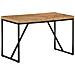 Tavolo Da Pranzo 120x60x76 Cm Legno Massello Di Acacia E Mango - Foto miniatura 2
