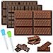 Set Di 3 Stampi In Silicone Per Cioccolato Dubai Senza Bpa - Foto miniatura 1