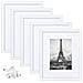 Cornice Portafoto Bianca In Pvc 28x36 Cm Con Passepartout - Set Da 5, Decorazione Da Parete Fai Da Te - Foto miniatura 1