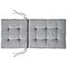 Set Di 8 Cuscini Schiena /seduta Maui Premium Grigio Melange - Foto miniatura 3
