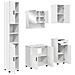 Set di mobili per il bagno 5 pcs Bianco 61 x 35 x 64 cm - Foto miniatura 1