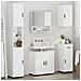 Set di mobili per il bagno 5 pcs Bianco 61 x 35 x 64 cm - Foto miniatura 4