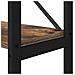 Libreria Rovere fumo 40 x 30 x 188 cm Legno multistrato - Foto miniatura 8