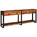 Tavoli consolle 2 pcs Multicolore Legno massello di recupero - Foto miniatura 1
