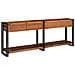 Tavoli consolle 2 pcs Multicolore Legno massello di recupero - Foto miniatura 7