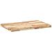 Piano Tavolo Rettangolare 140x50x4cm Legno Massello di Acacia - Foto miniatura 8