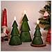 Set Di 3 Candele Led Albero Di Natale - Festive, Senza Fiamma E Con Telecomando - Foto miniatura 3