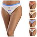 Pack-5 Mutandine Comfort In Cotone Elasticizzato D4c17 Da Donna Dal Design Essenziale E Confortevole Per Le Donne - Foto miniatura 7